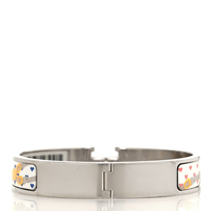 Hermes Enamel Narrow Print Brides de Gala Love Clic Clac H Bracelet GM Confettis 3 of 5