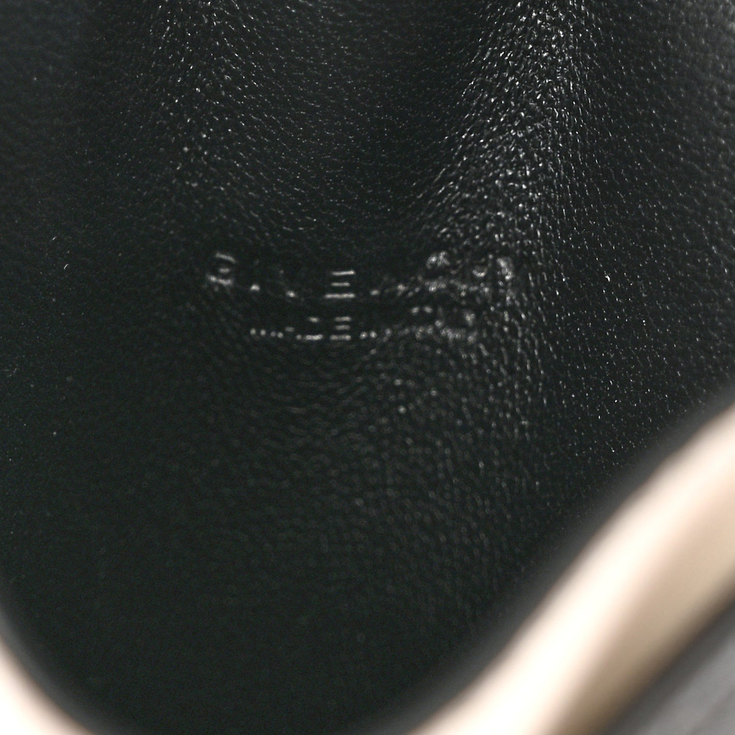 Calfskin Crocodile Embossed Mini Phone Crossbody Bag Black