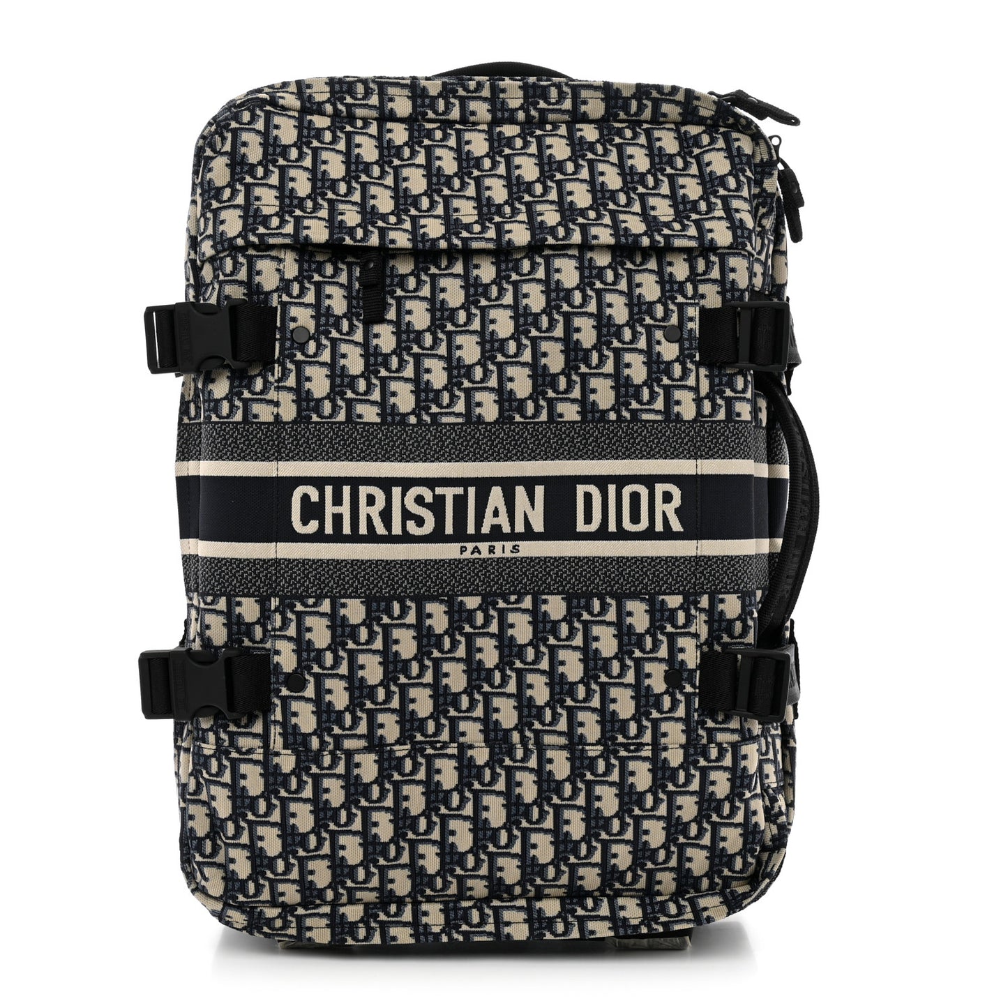 Oblique Small Diortravel Suitcase Blue