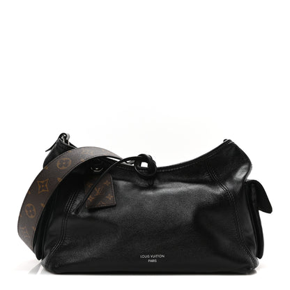 Louis Vuitton Lambskin CarryAll Cargo Vibe PM Black 1 of 9