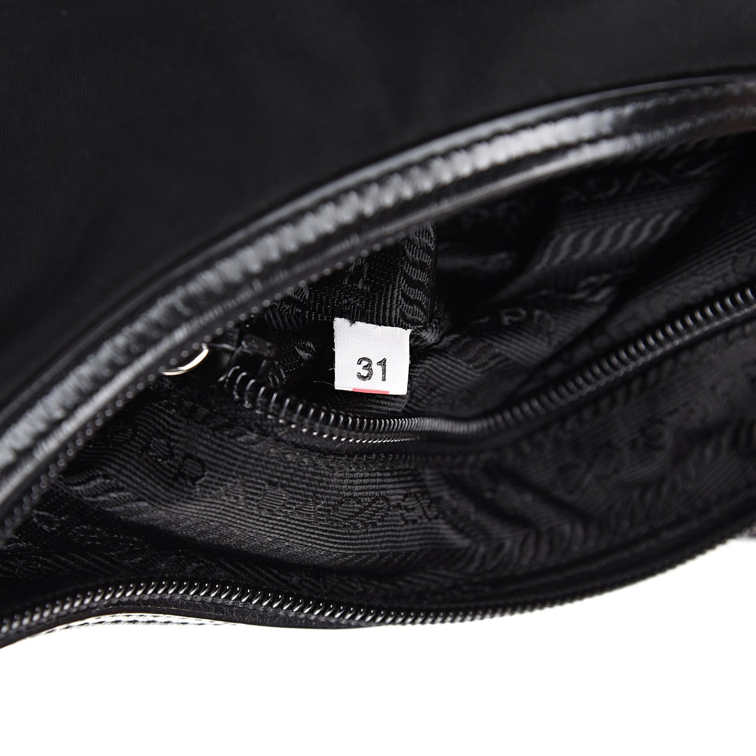 Prada Tessuto Nylon Vela Raso Bear Hobo Black 6 of 10