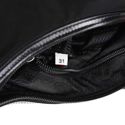 Prada Tessuto Nylon Vela Raso Bear Hobo Black 6 of 10