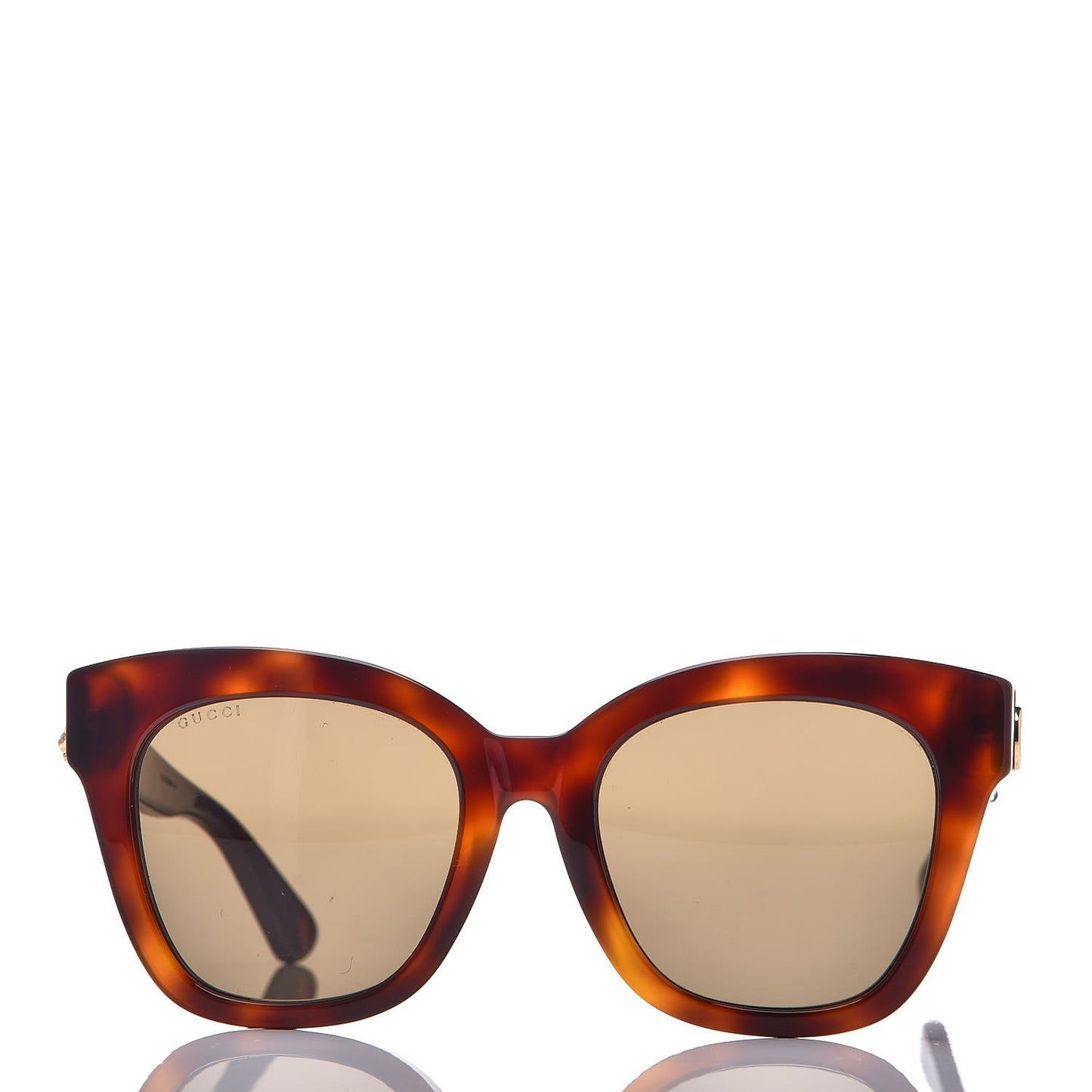 Acetate Square Frame Sunglasses GG0029SA Tortoise