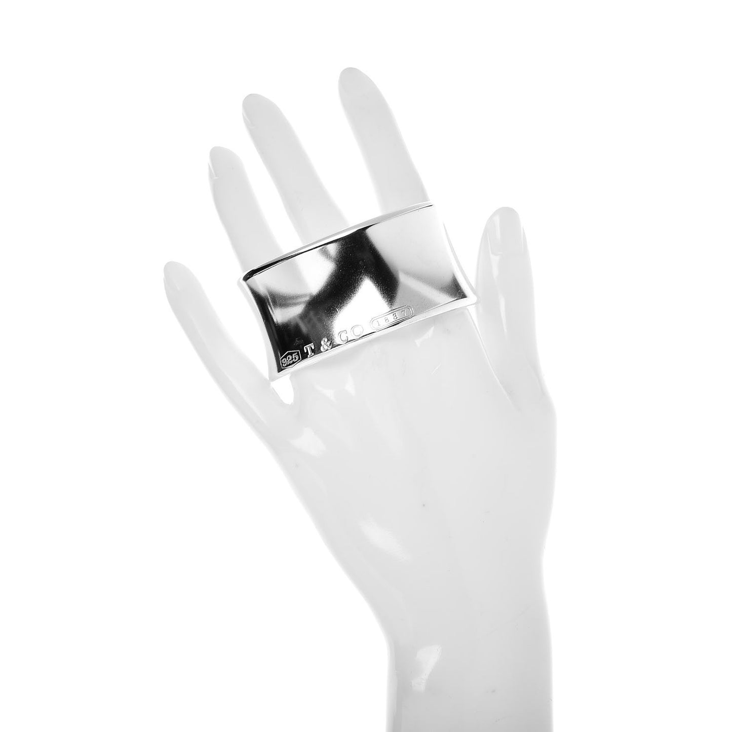 Sterling Silver Wide 1837 Cuff Bracelet