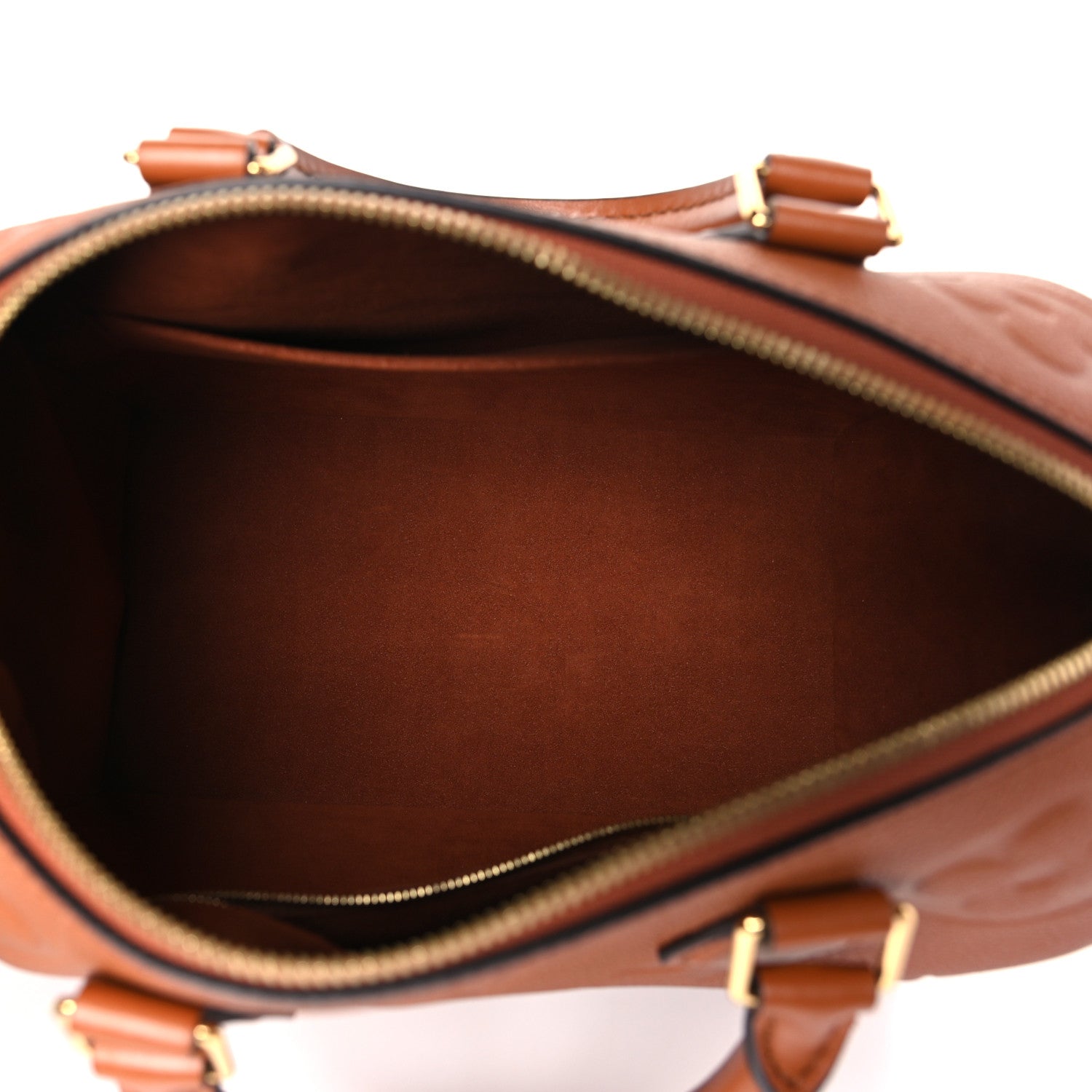 Louis Vuitton Empreinte Monogram Giant Speedy Bandouliere 25 Cognac 5 of 8