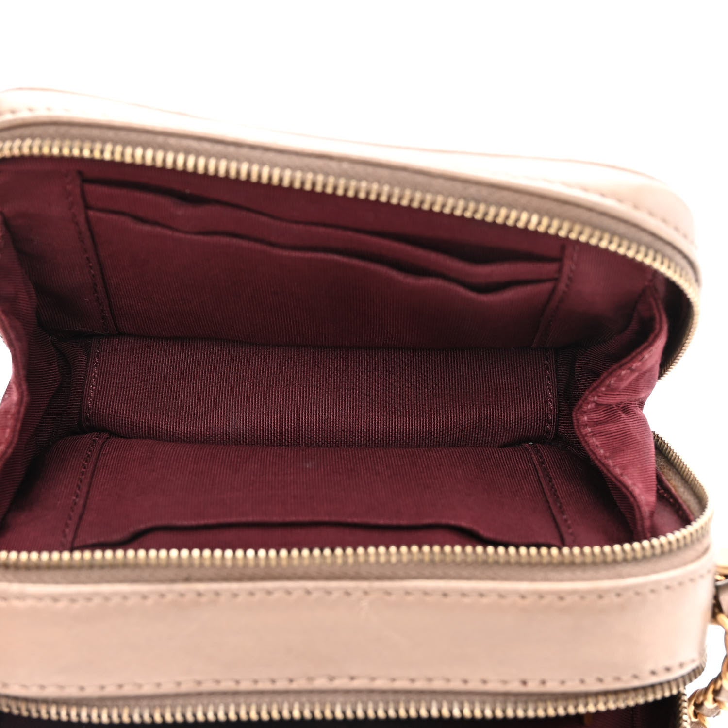 Chanel Metallic Lambskin Mini Coco Boy Camera Case Dark Gold 6 of 12