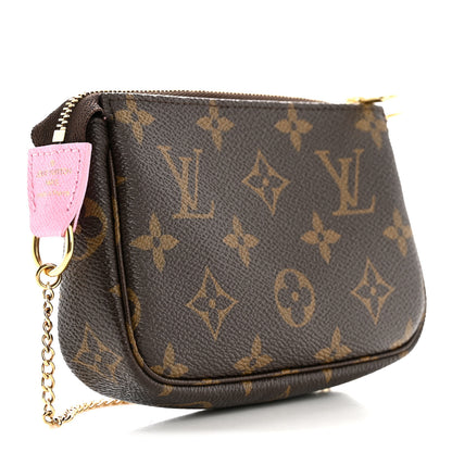 Louis Vuitton Monogram 2022 Christmas Animation Paris Mini Pochette Accessories Pink 3 of 7