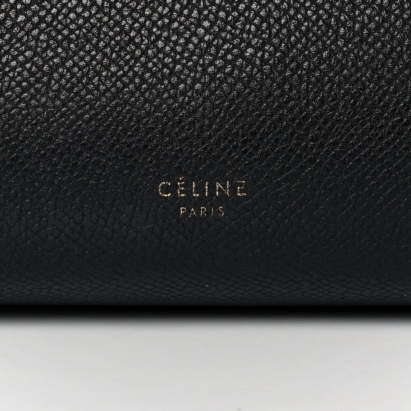 Grained Calfskin Mini Belt Bag Black