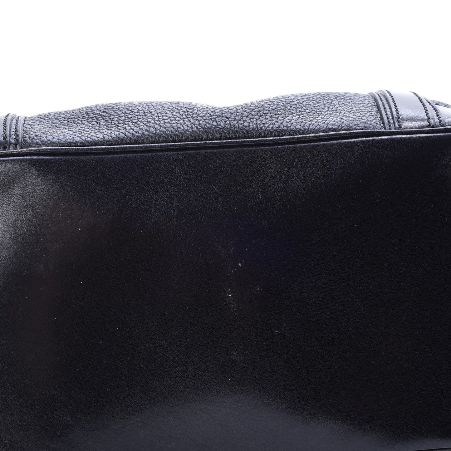 Grainy Calfskin Medium Golderton Tote Black