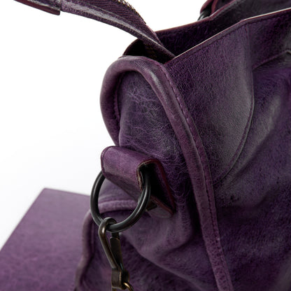 Balenciaga Agneau Classic Hardware City Raisin 17 of 17