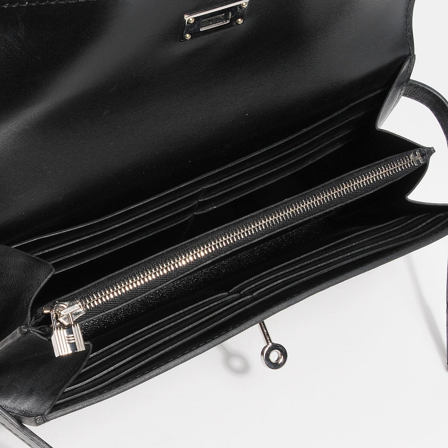 Box Kelly Longue Wallet Black