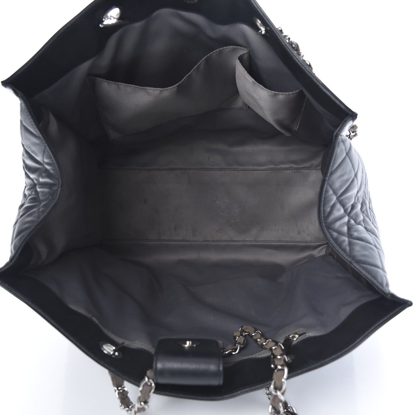 Vinyl Lipstick Ligne Tote Black