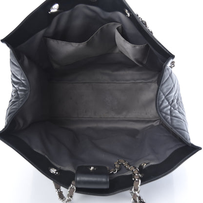 Chanel Vinyl Lipstick Ligne Tote Black 5 of 17