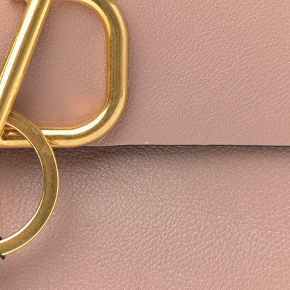 Valentino Garavani Calfskin VRing Shoulder Bag Rose Cannelle 10 of 15