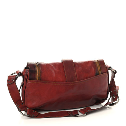 Christian Dior Calfskin Gaucho Double Saddle Red 3 of 23