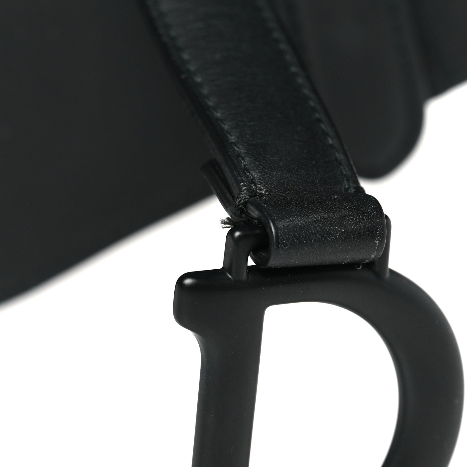 Christian Dior Ultra Matte Calfskin Mini Saddle Bag Black 11 of 11