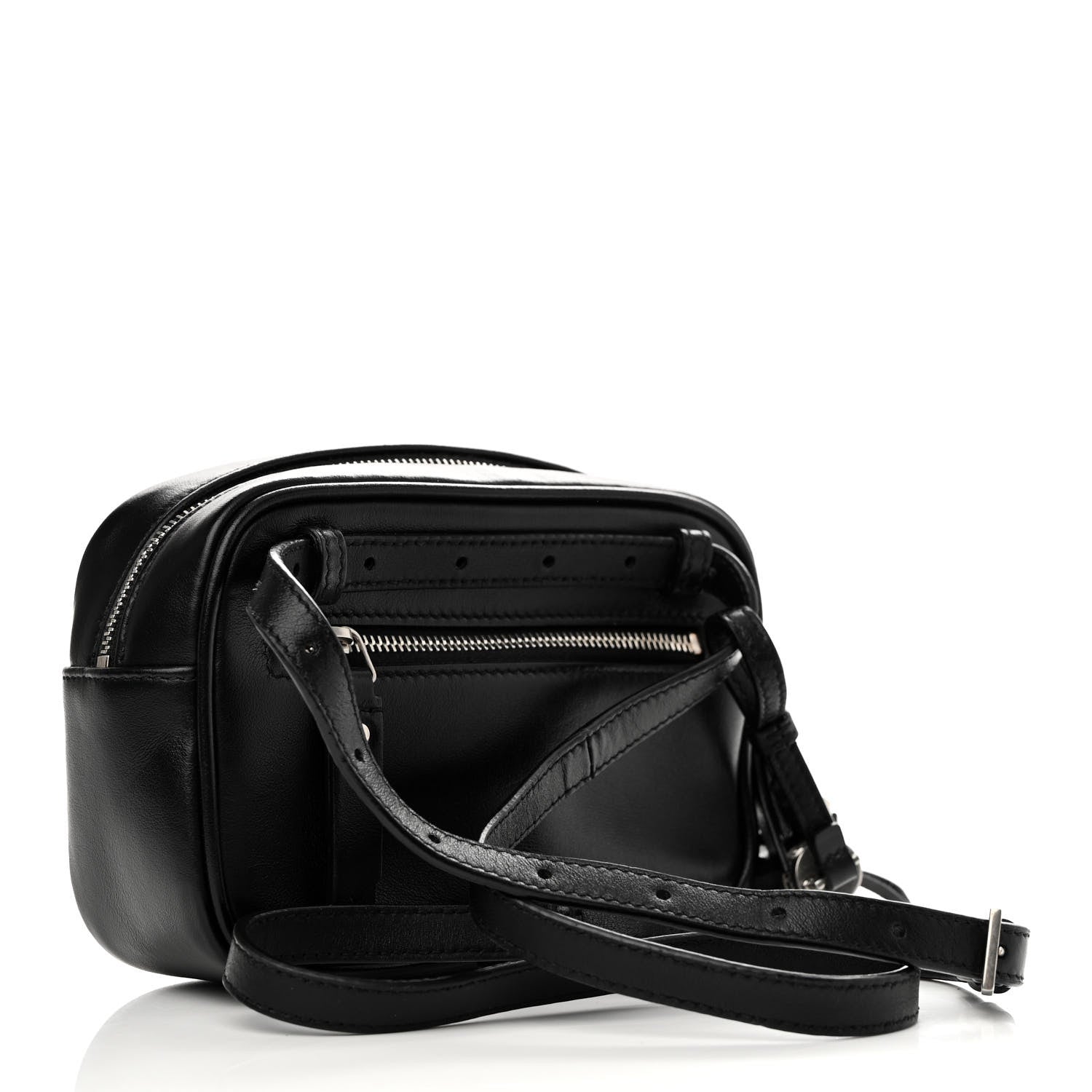 Saint Laurent Calfskin Matelasse Monogram Lou Belt Bag Black 3 of 8