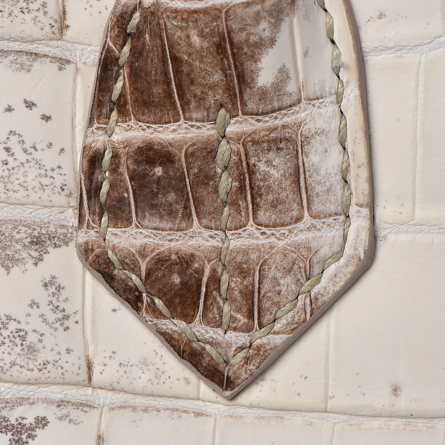 Matte Niloticus Crocodile Himalaya Birkin 30 Blanc