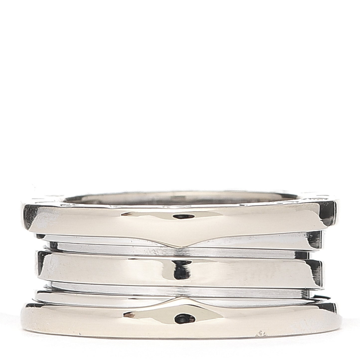 18K White Gold B.Zero1 Three-Band Ring 51 5.75