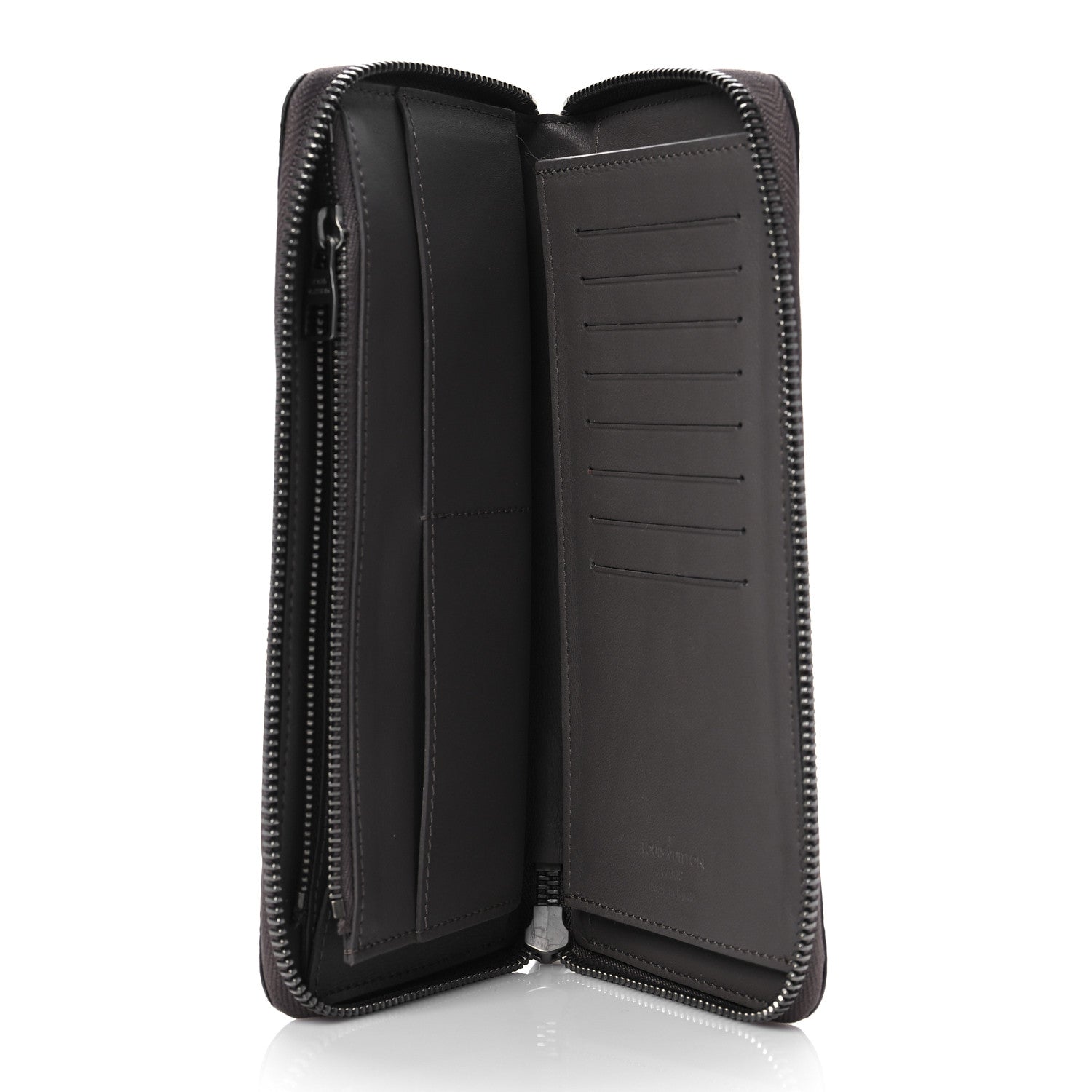 Louis Vuitton Damier Infini Zippy Vertical Wallet Granit 5 of 7