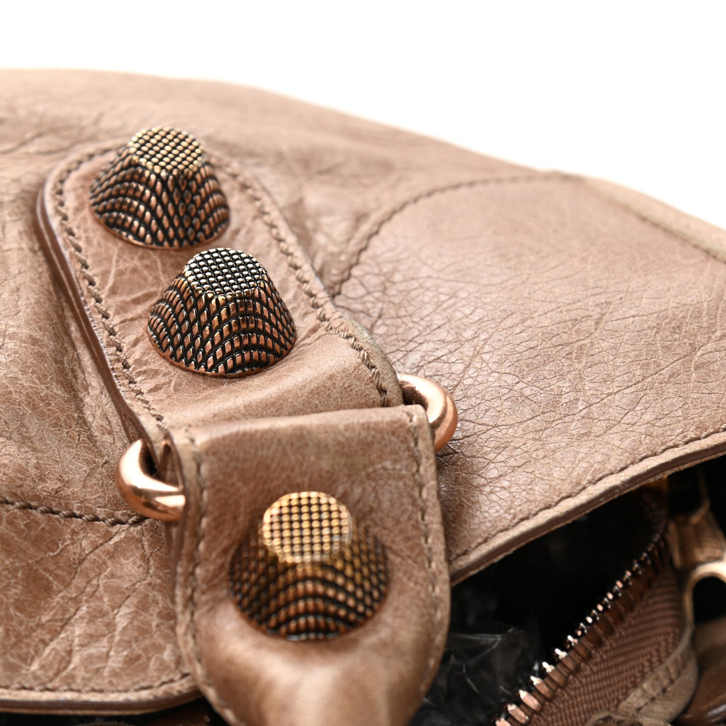 Agneau Giant 21 Rose Gold Hardware City Seigle