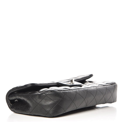 Chanel Lambskin Quilted East West Flap Black 4 of 8