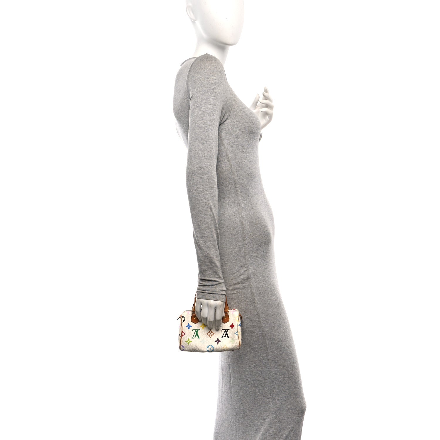 Louis Vuitton Monogram Multicolor Mini Sac HL Speedy White 2 of 11