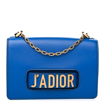 Christian Dior Calfskin J'Adior Chain Flap Bag Blue 1 of 4