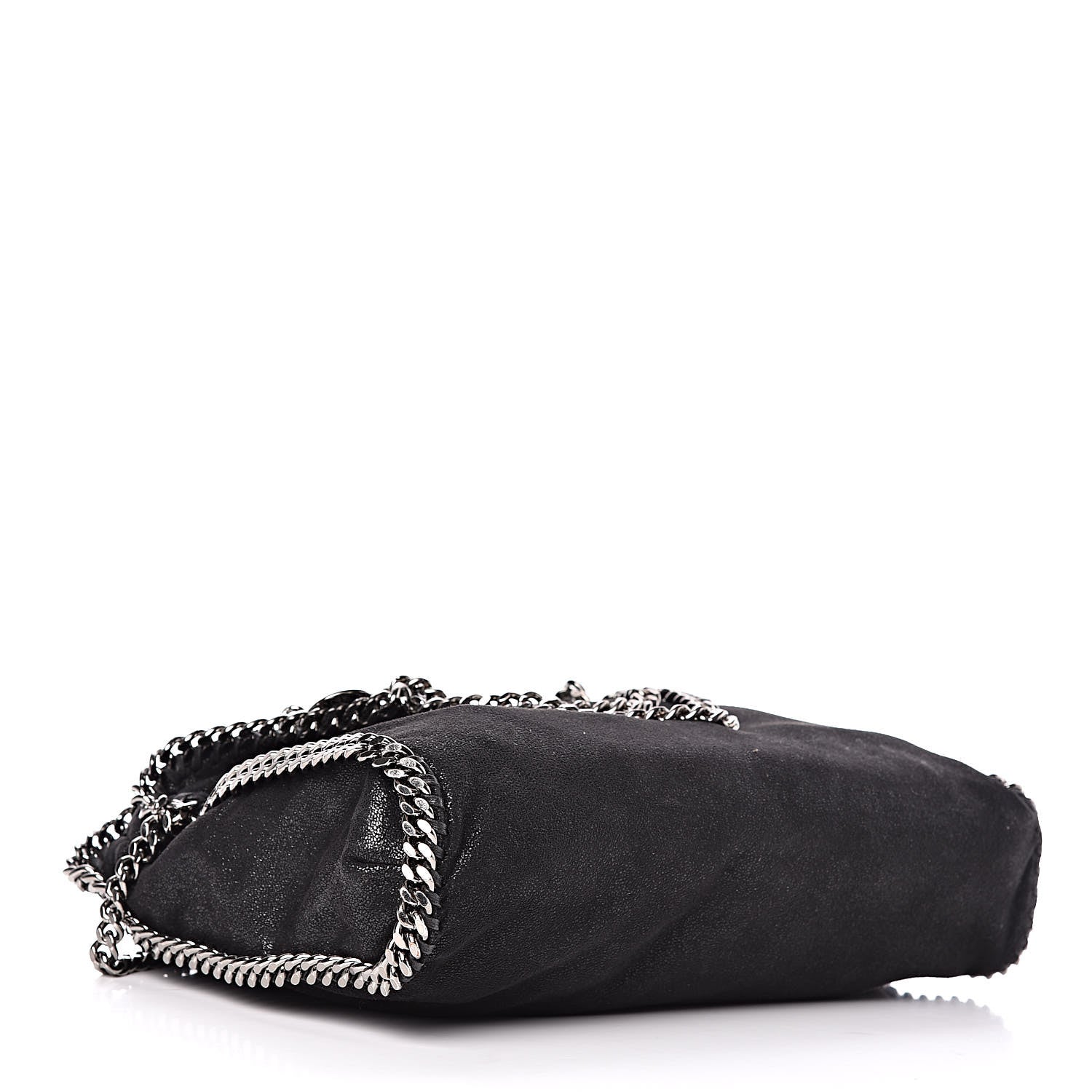 Stella McCartney Shaggy Deer Falabella Fold Over Tote Black 4 of 16