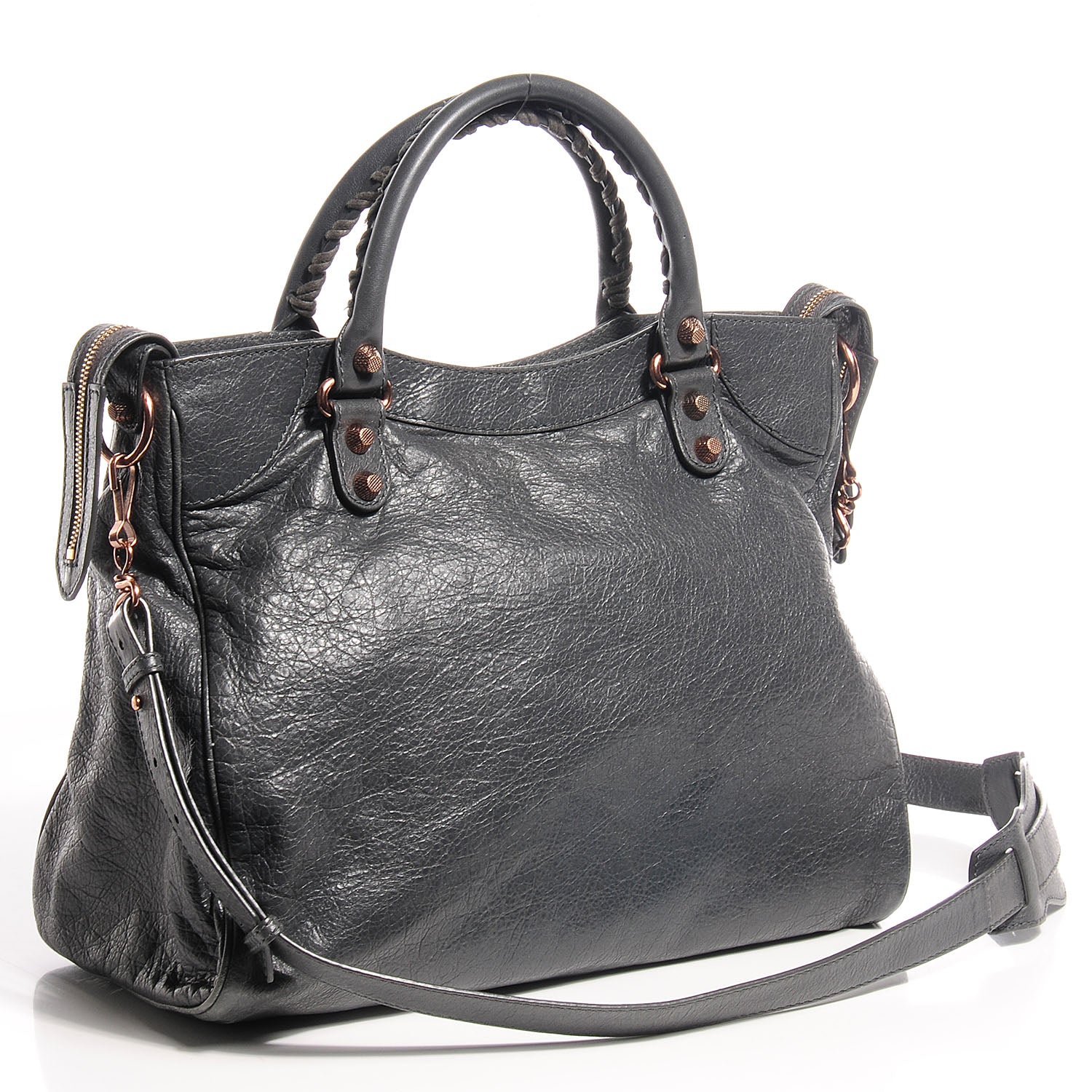 Balenciaga Agneau Giant 12 Rose Gold Hardware Velo Gris Tarmac 3 of 15
