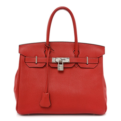 Hermes Togo Birkin 30 Vermillion 1 of 18