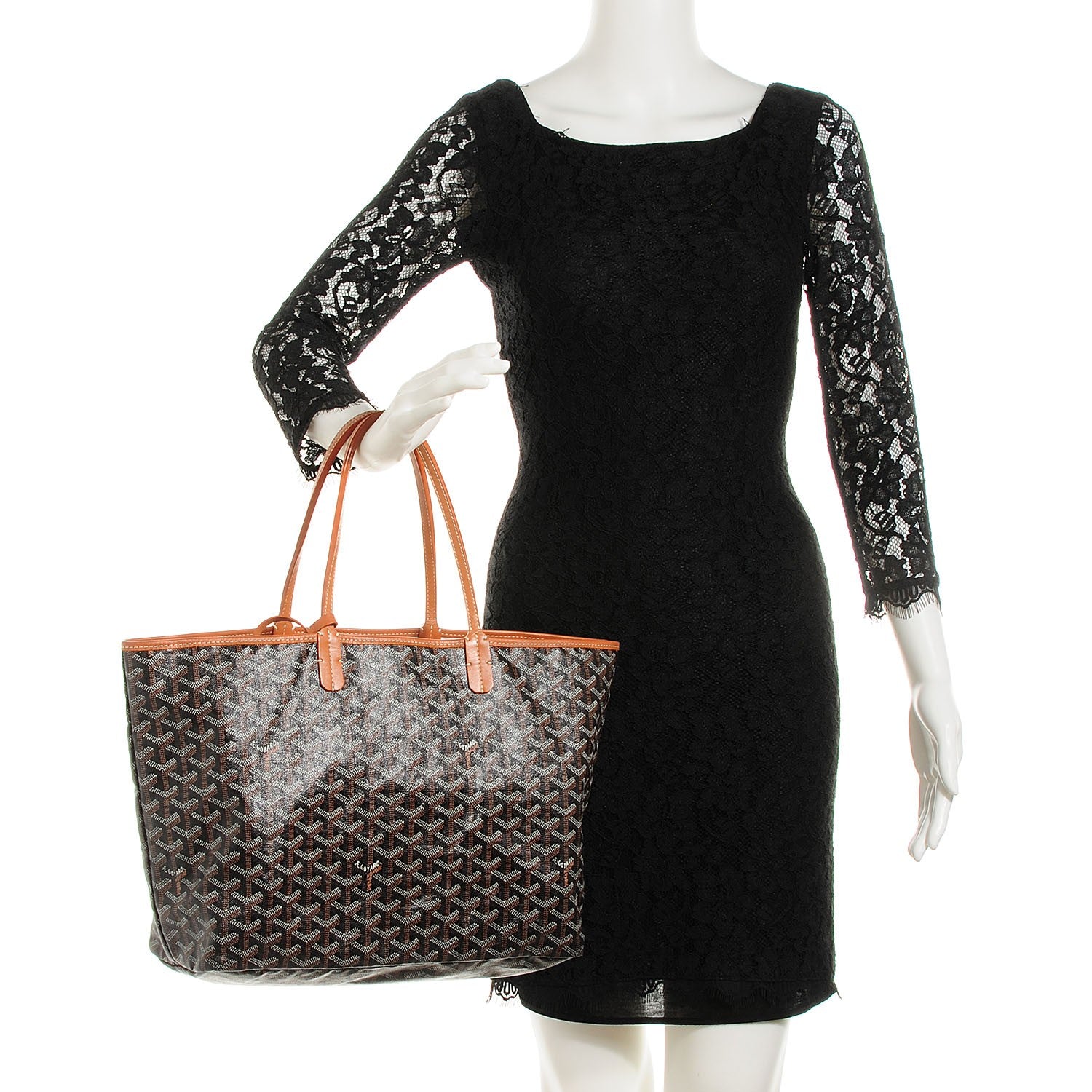 Goyard Goyardine Saint Louis PM Black Gold 2 of 8