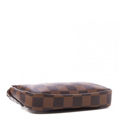 Louis Vuitton Damier Ebene Complice Trunks and Bags Mini Pochette Accessories Red 4 of 8