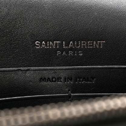 Saint Laurent Smooth Calfskin Classic Monogram Pins Kate Tassel Chain Wallet Black 6 of 14