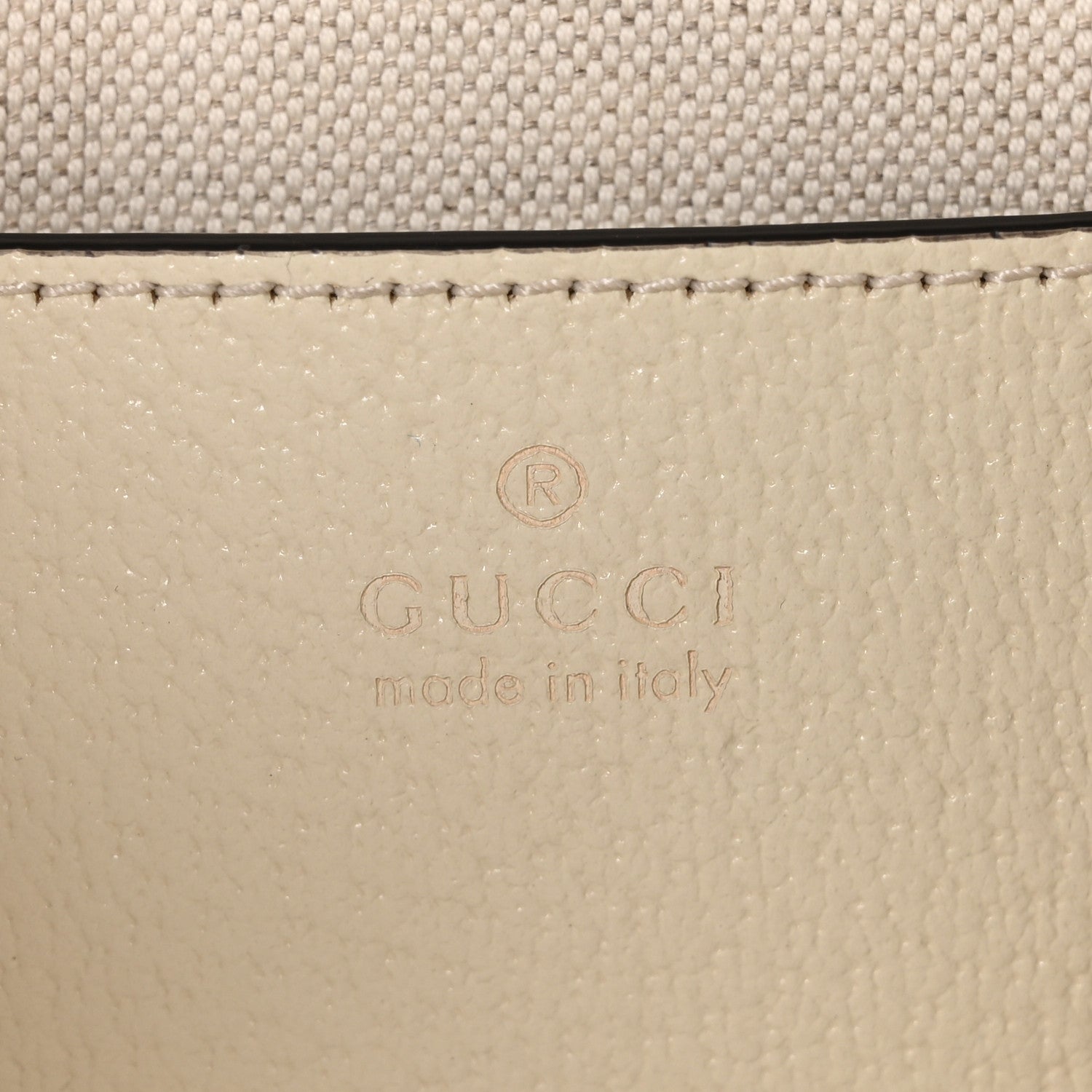 Gucci GG Supreme Monogram Textured Calfskin Web Small Ophidia Camera Bag Beige Ebony Mystic White 6 of 11