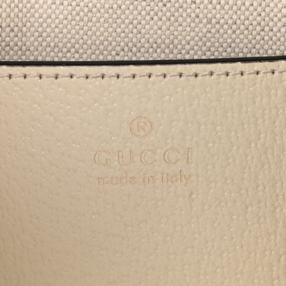 Gucci GG Supreme Monogram Textured Calfskin Web Small Ophidia Camera Bag Beige Ebony Mystic White 6 of 11