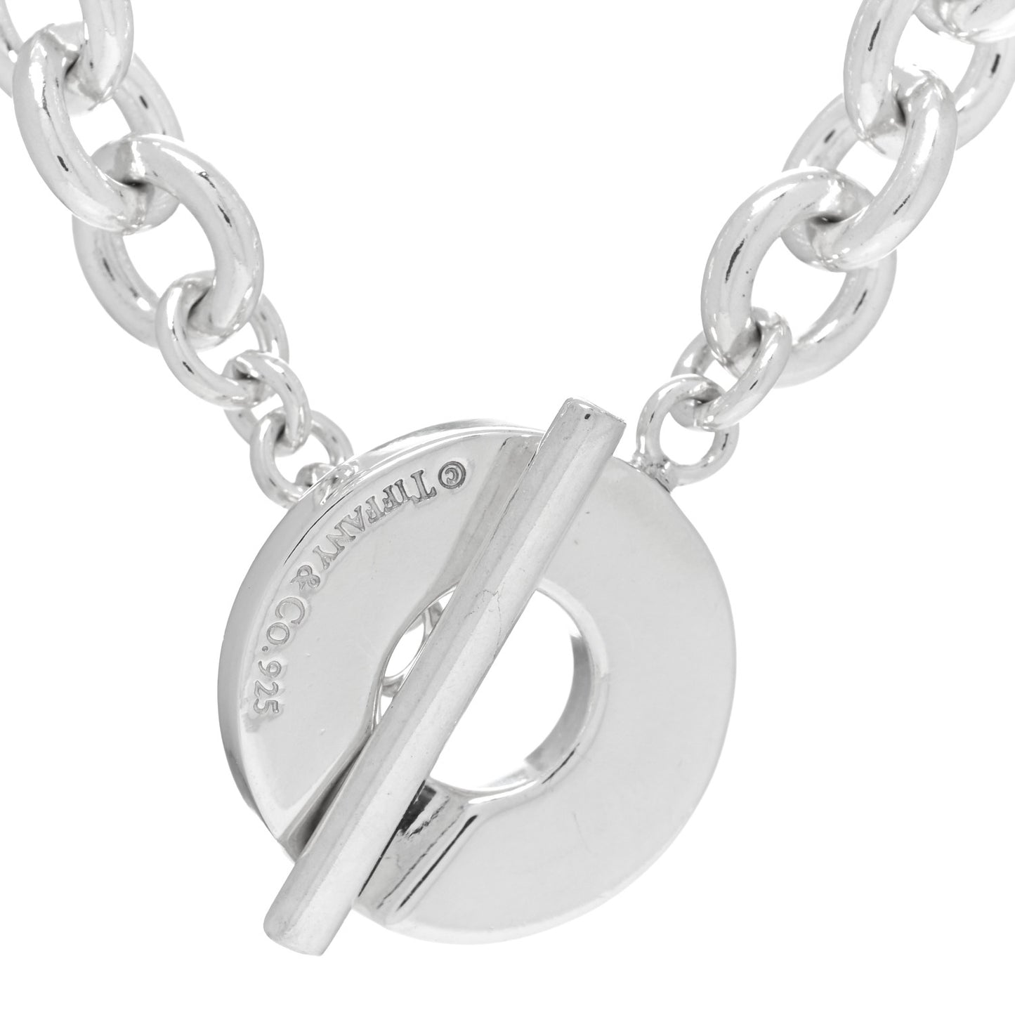 Sterling Silver 1837 Toggle Necklace