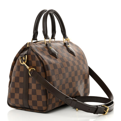 Louis Vuitton Damier Ebene Speedy Bandouliere 25 3 of 15