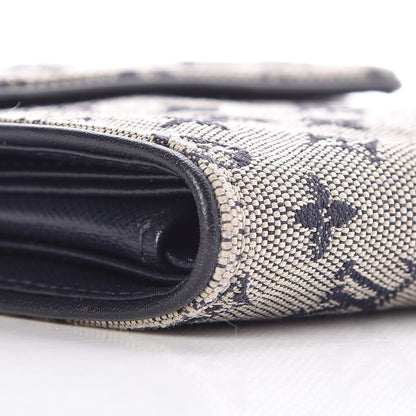 Louis Vuitton Mini Monogram Compact Wallet Blue 8 of 13