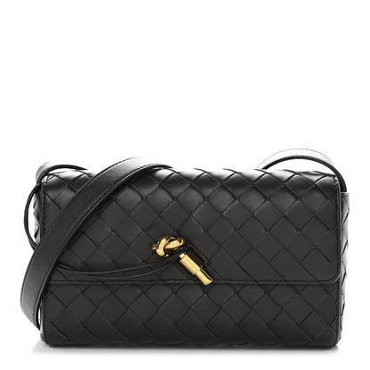 Bottega Veneta Nappa Intrecciato Mini Andiamo Crossbody Bag  Fondant 1 of 12