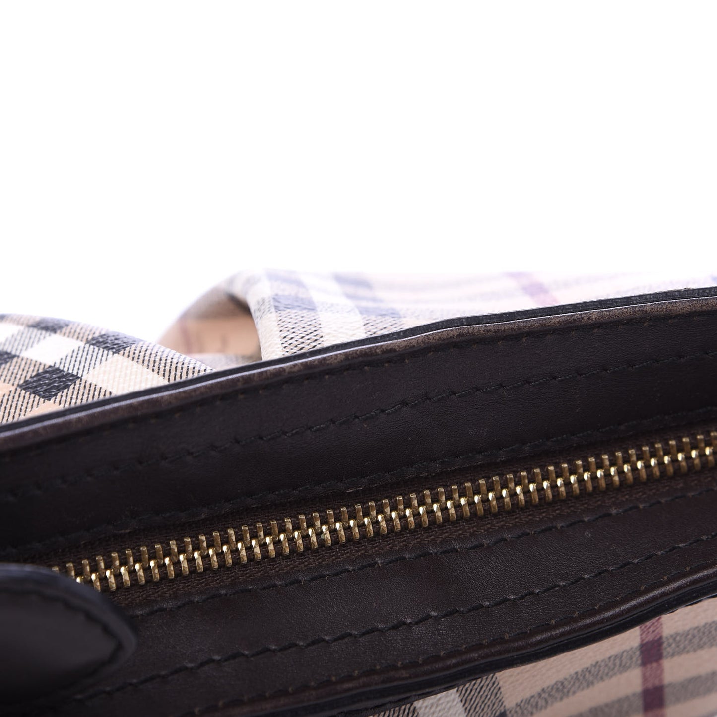 Haymarket Check Hartham Shoulder Bag Chocolate