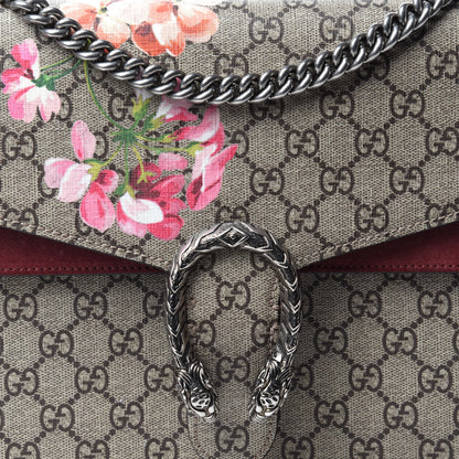 Gucci GG Supreme Monogram Blooms Medium Dionysus Shoulder Bag Beige Multicolor Dry Rose 10 of 10