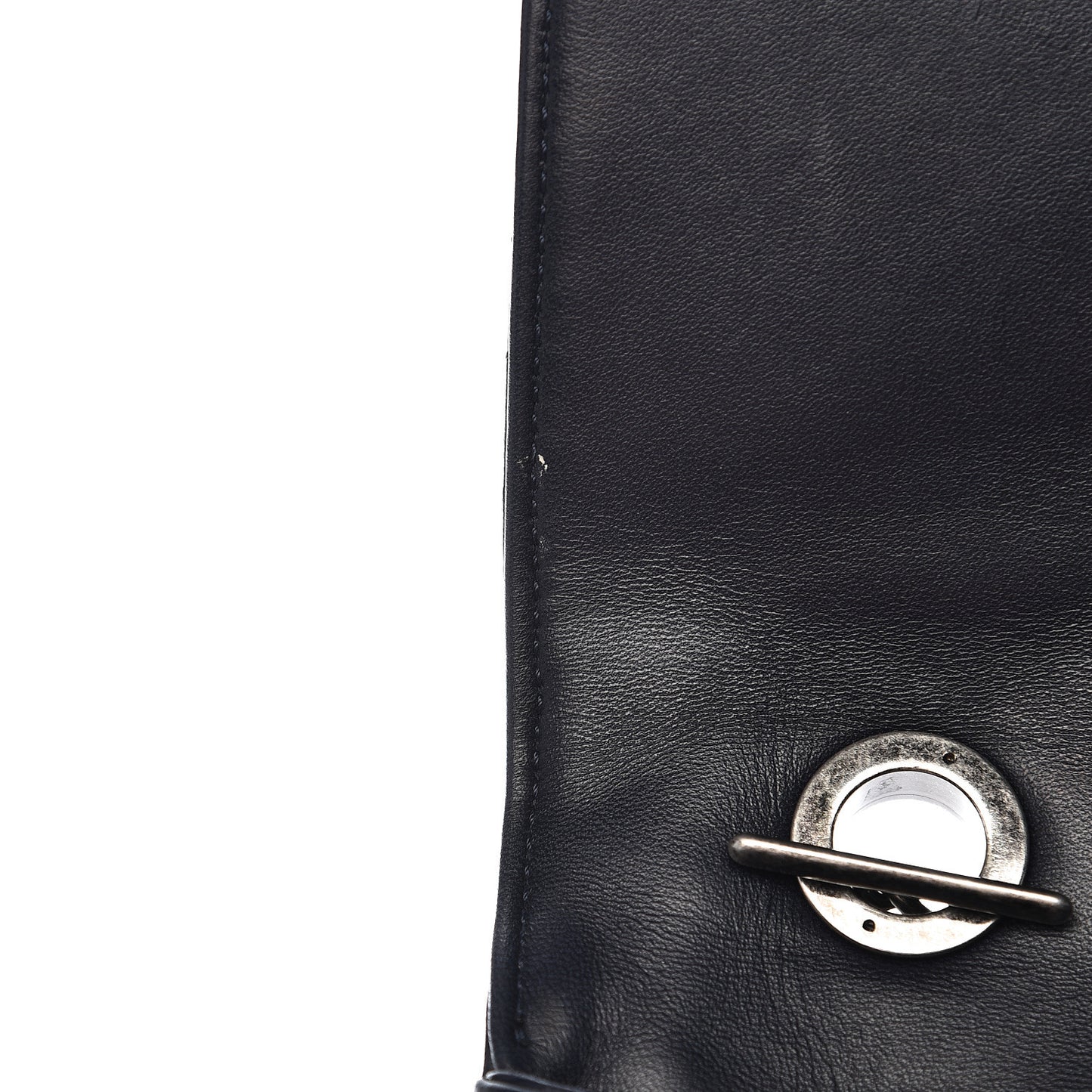 Lambskin Quilted Medium Trendy CC Flap Navy Blue