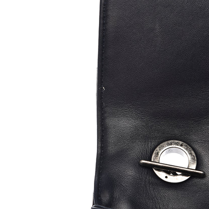 Chanel Lambskin Quilted Medium Trendy CC Flap Navy Blue 9 of 15