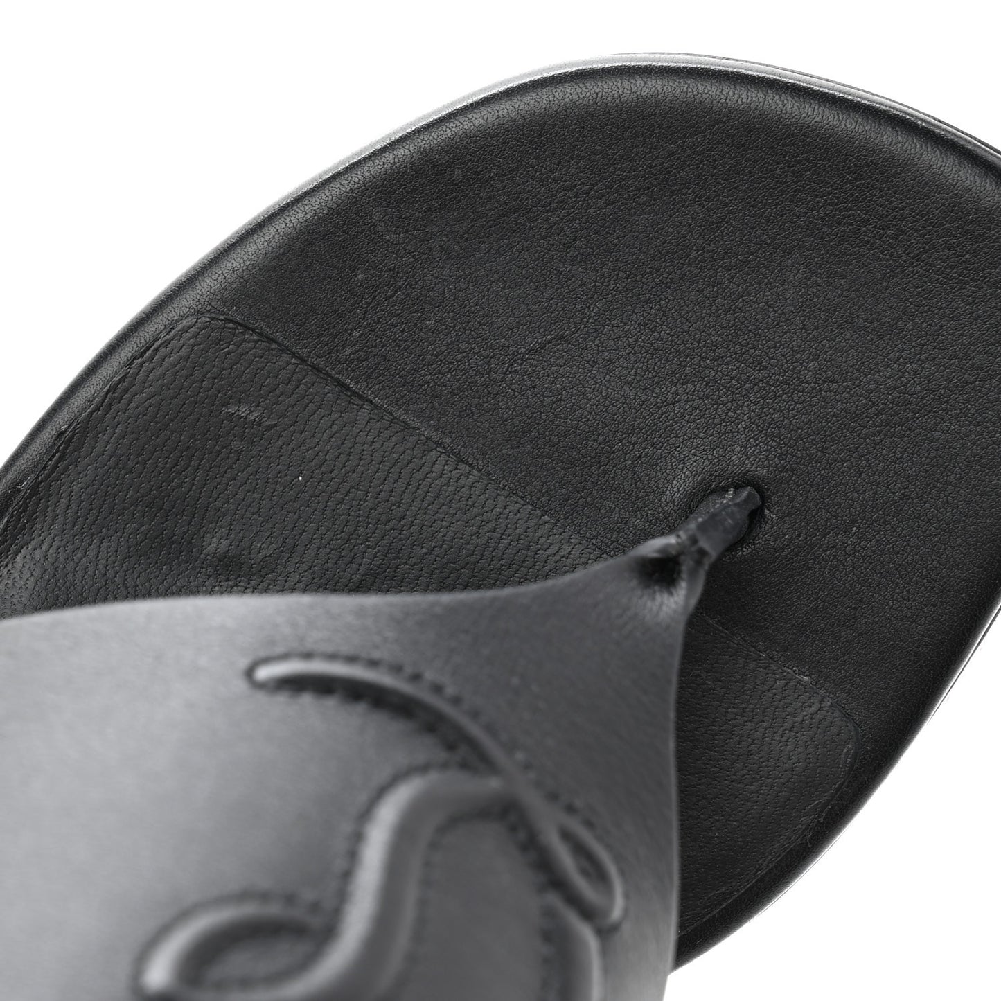 Calfskin CL Tongamule 55 Mule  35.5 Black