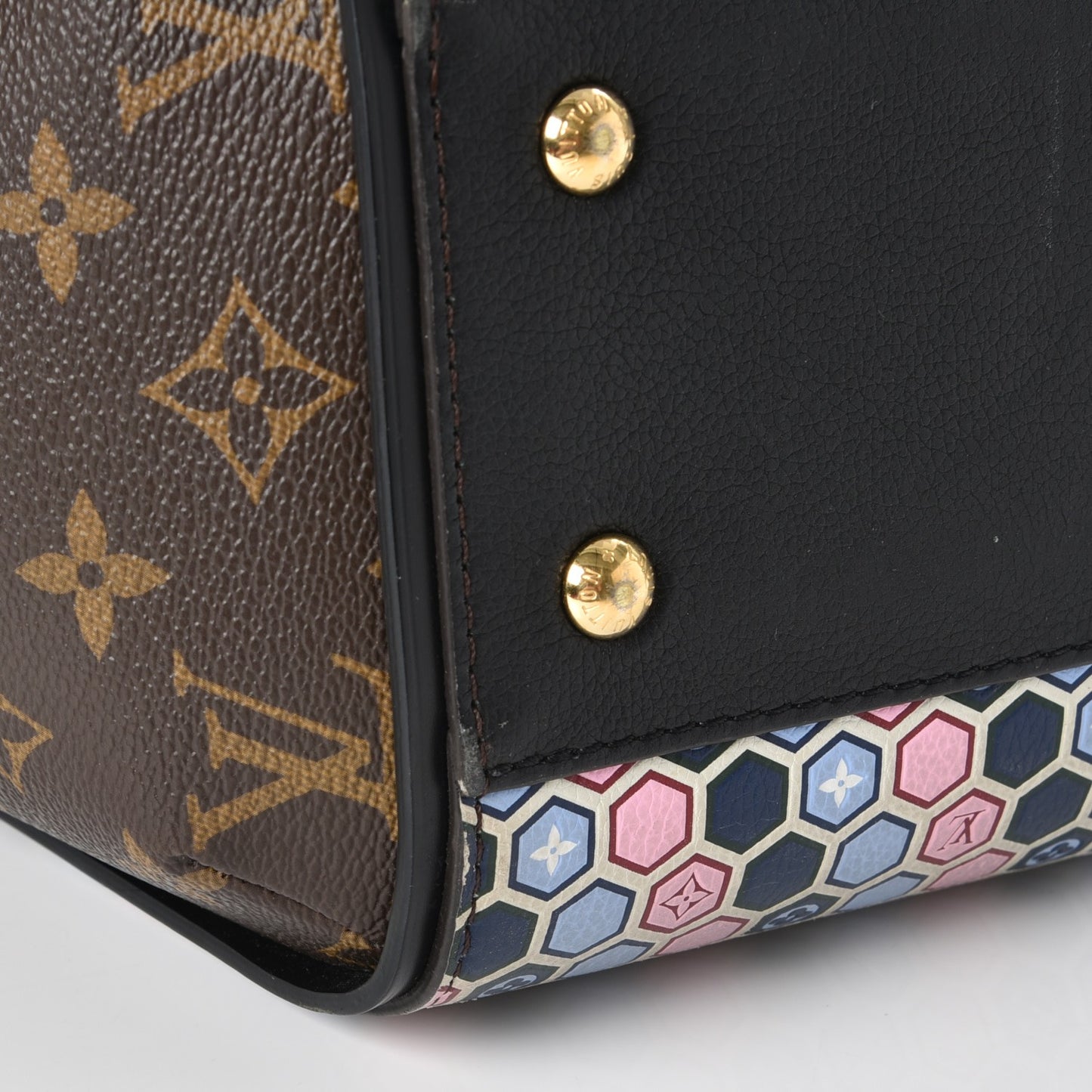 Calfskin Monogram Kimono Tote MM Rose