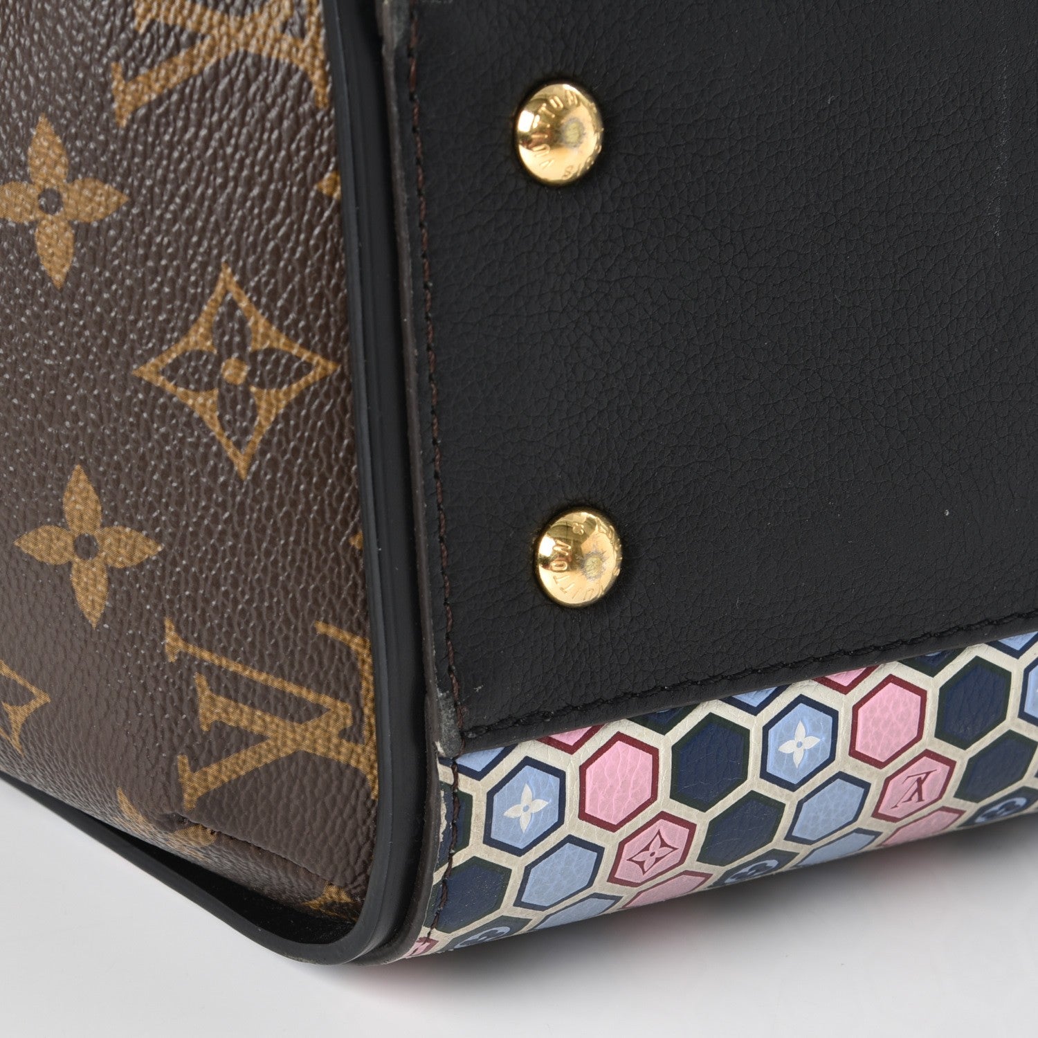 Louis Vuitton Calfskin Monogram Kimono Tote MM Rose 12 of 12
