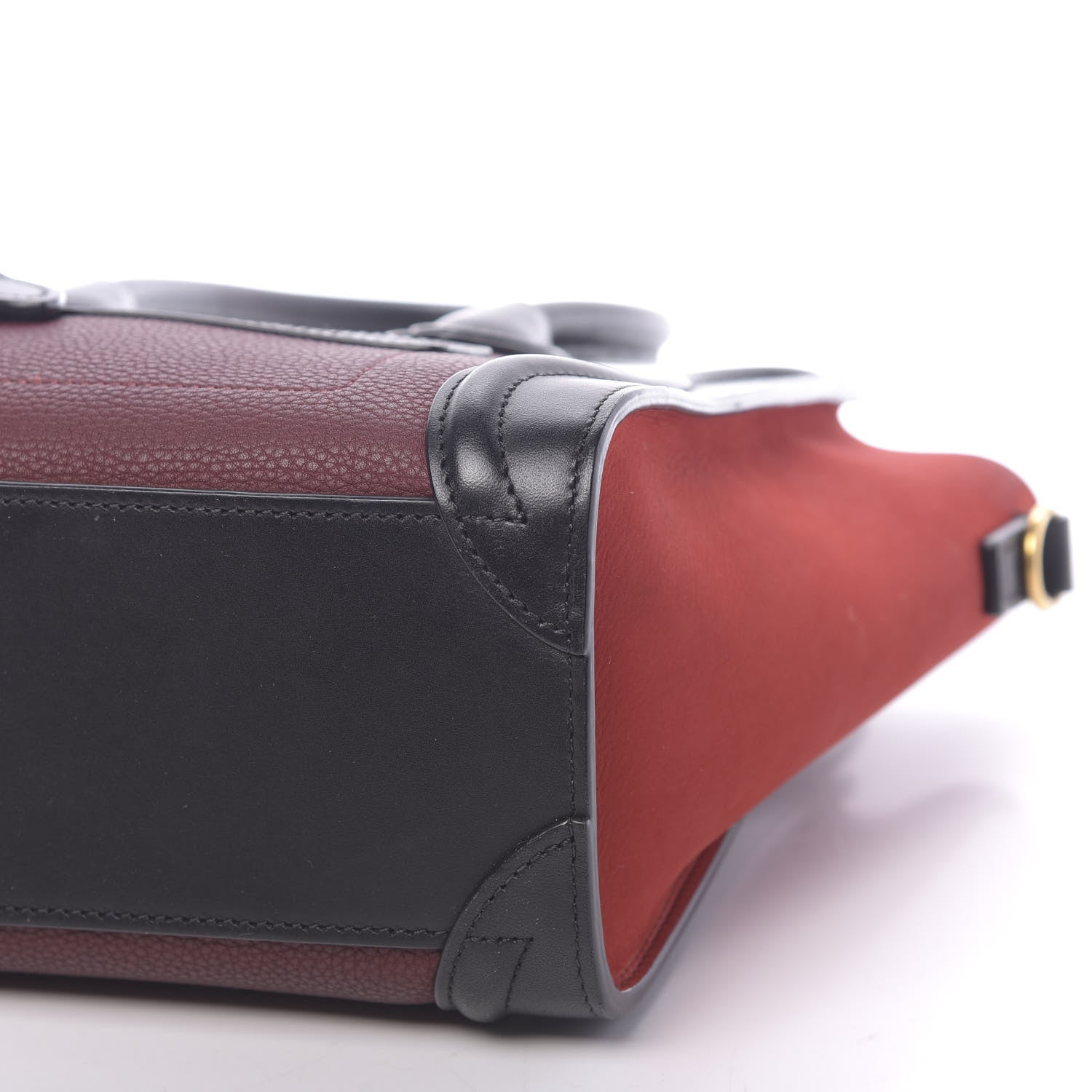 Celine Drummed Calfskin Nubuck Nano Tri-Color Luggage 8 of 9