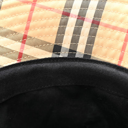 Burberry Technical Cotton Vintage Check Bucket Hat XL Archive Beige 11 of 11