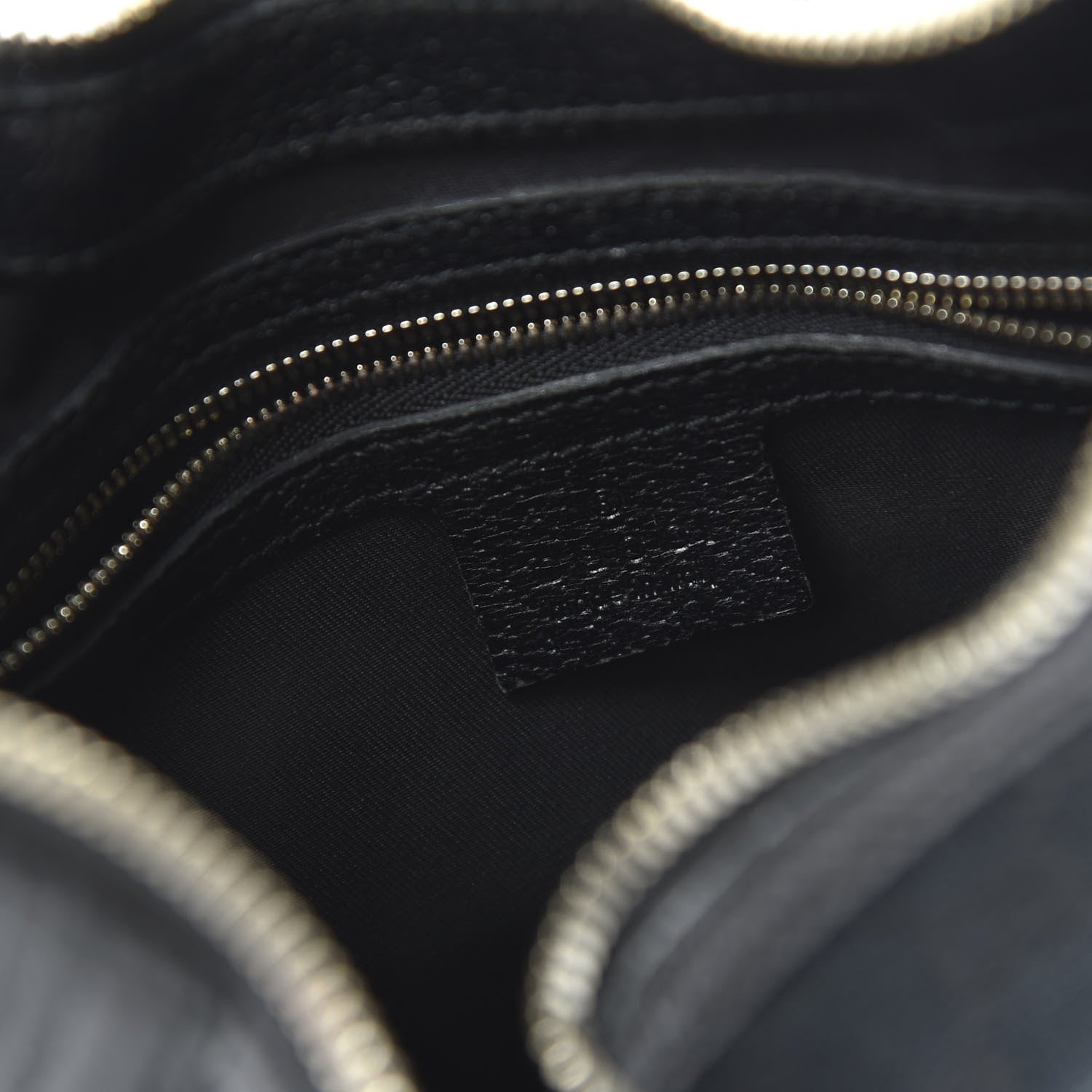 Gucci Monogram Hobo Bag Black 8 of 10